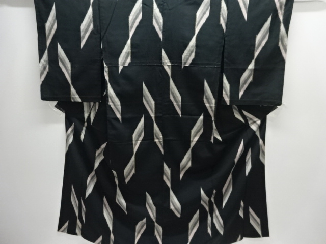 JAPANESE KIMONO / ANTIQUE TAISHO ROMANTIC ABSTRACT PATTERN WOVEN HITOE